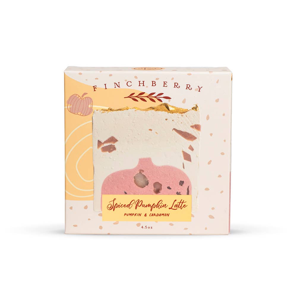 FinchBerry - Spiced Pumpkin Latte Handmade Boxed Soap Fall 2025