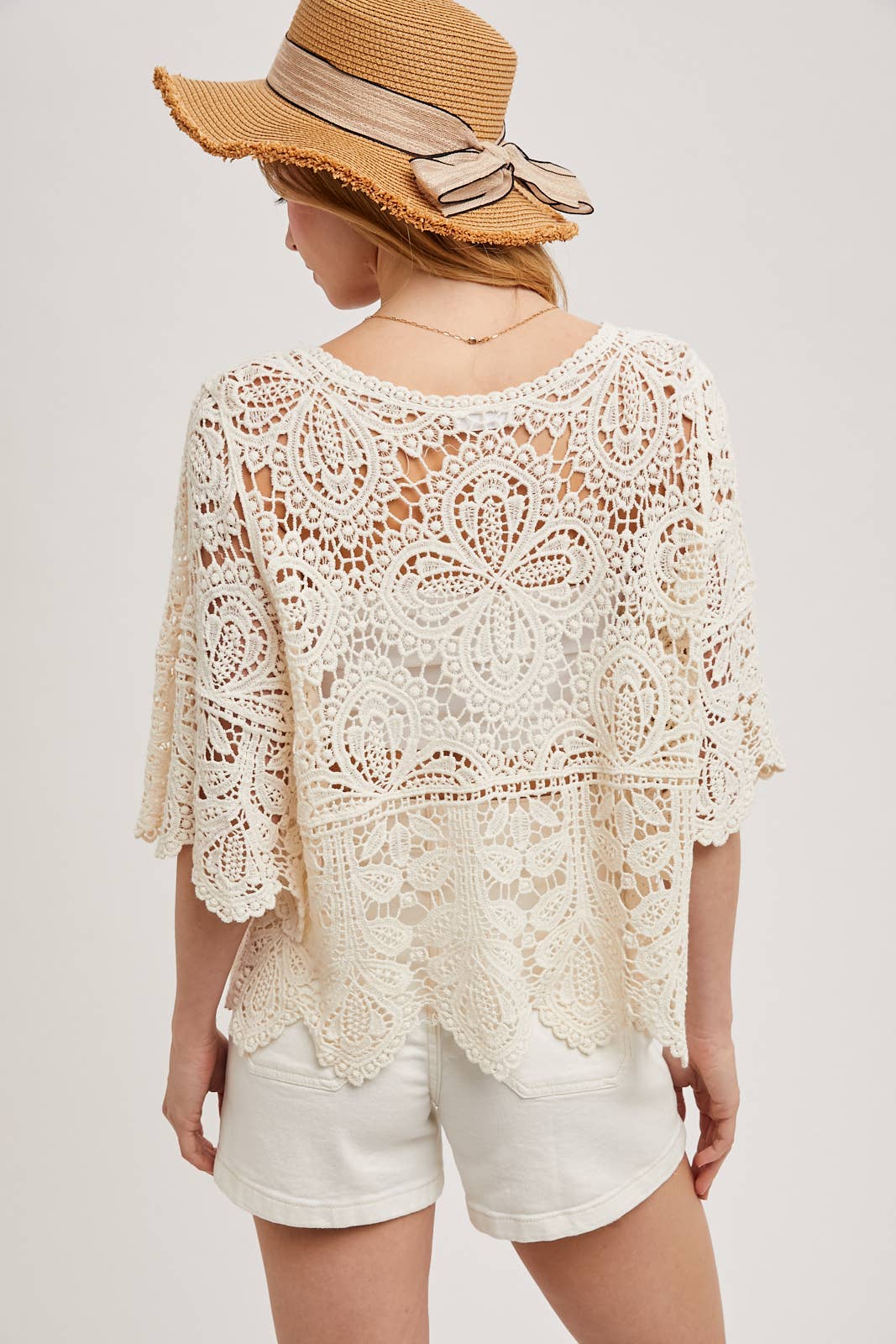Bluivy - CROCHET LACE TOP
