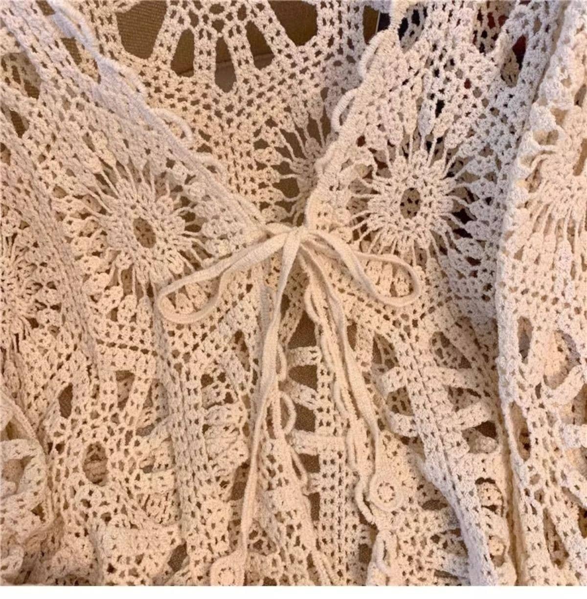 Hope &amp; Sunshine - Bohemian Crochet Knit Cover-Up