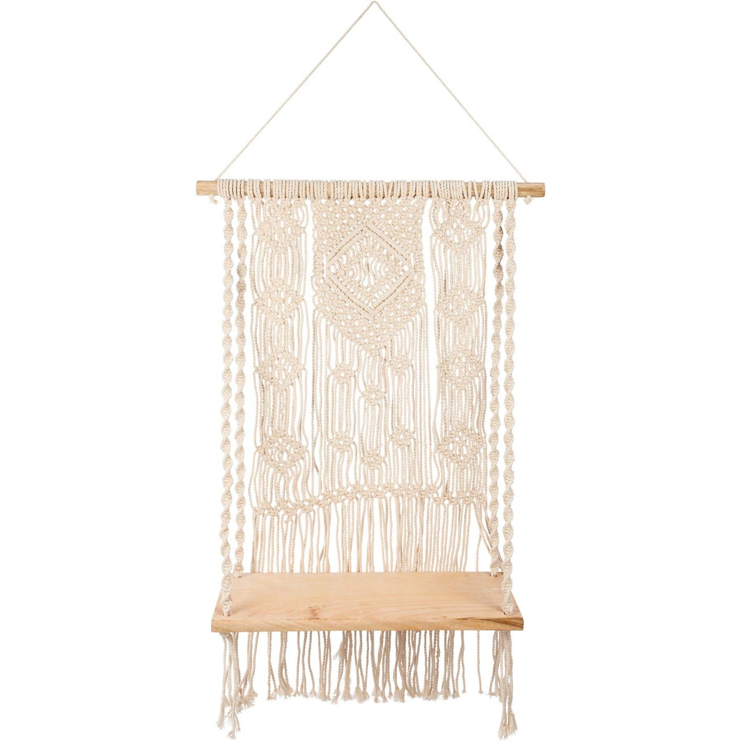 Primitives by Kathy - Macrame Shelf