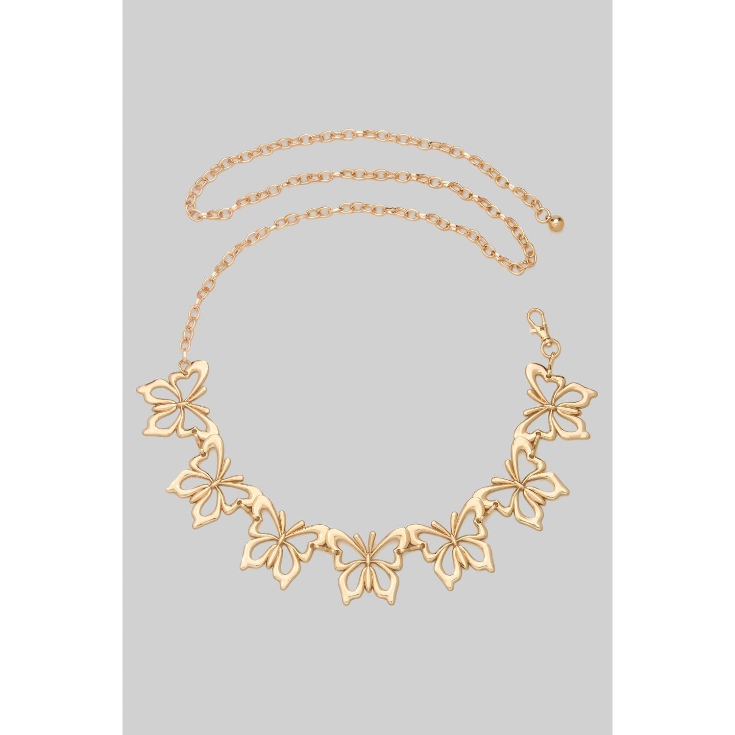 Girly - CUT OUT BUTTERFLY LINK CHAIN BELT