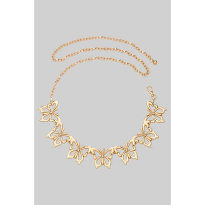 Girly - CUT OUT BUTTERFLY LINK CHAIN BELT