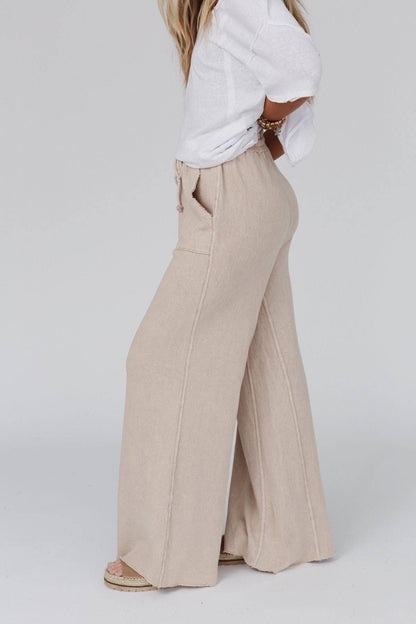 Three Bird Nest - Relaxing Robin Wide Leg Pant - New Taupe