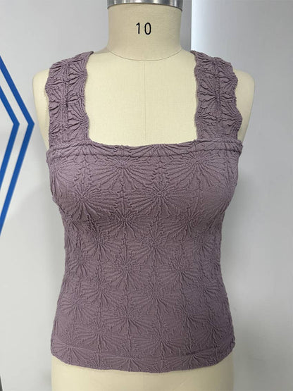 Hope &amp; Sunshine - Jacquard Knit Tank Top