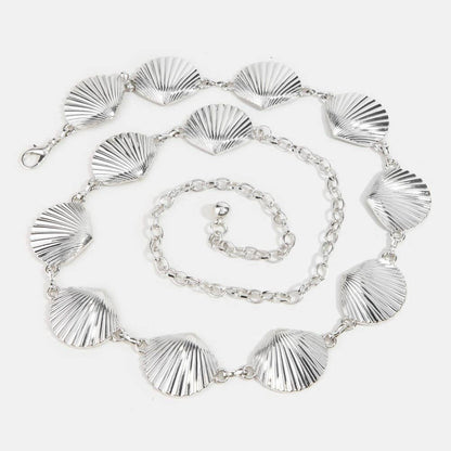 Collections by Fame Accessories - Seashell Link Chain Belt