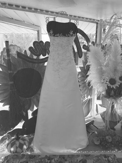 Forever Yours- Black and White Bridal Gown