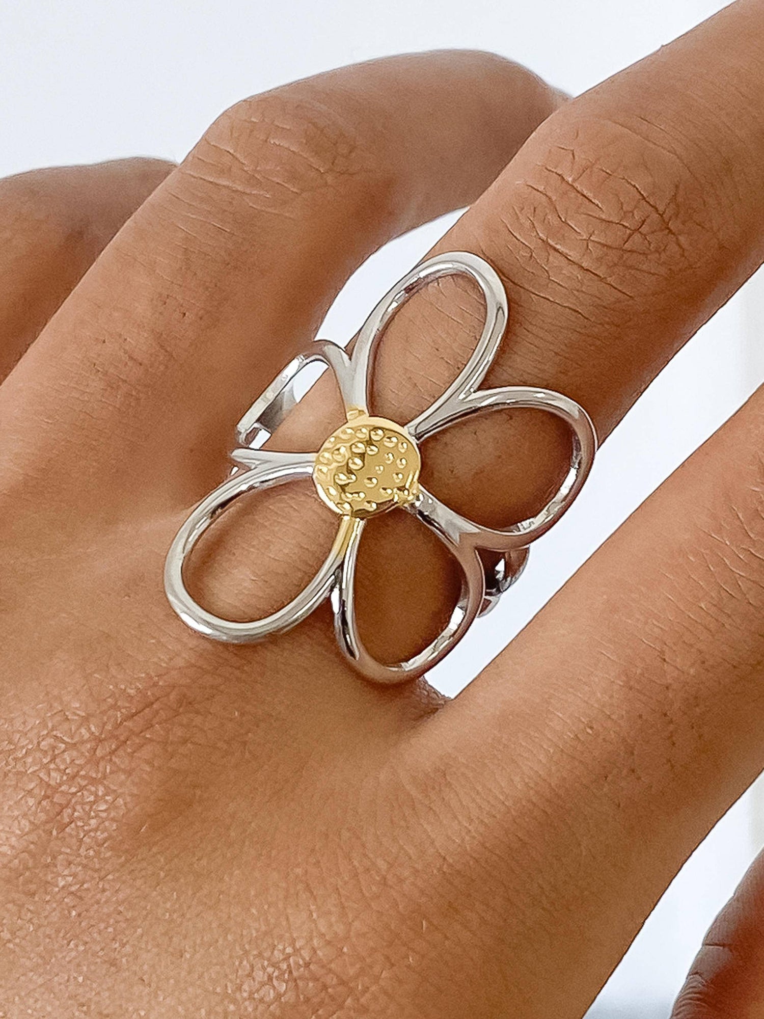 Flânerie by MAIQ - Isolde 18K Non-Tarnish Large Floral Ring