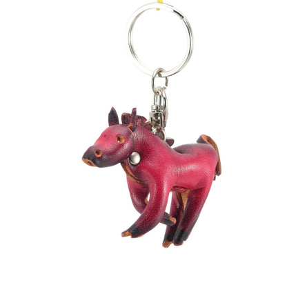 Sunflower Handmade leather inc - Handmade Leather Horse Key Chain