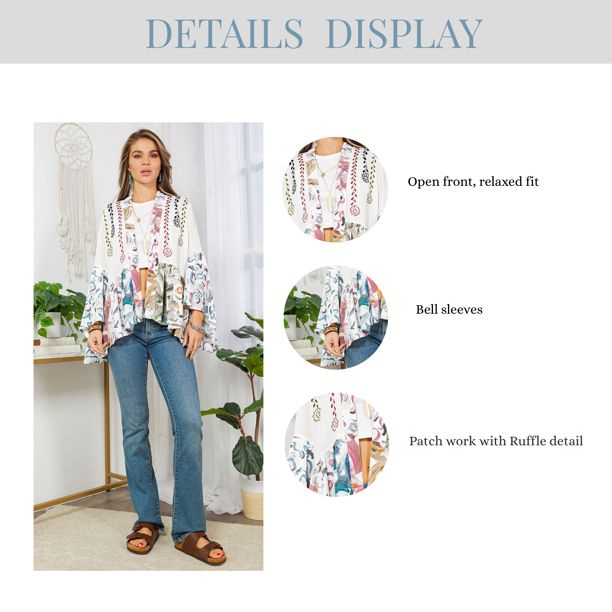  Denim &amp; Dreams: The Patchwork Kimono Shrug