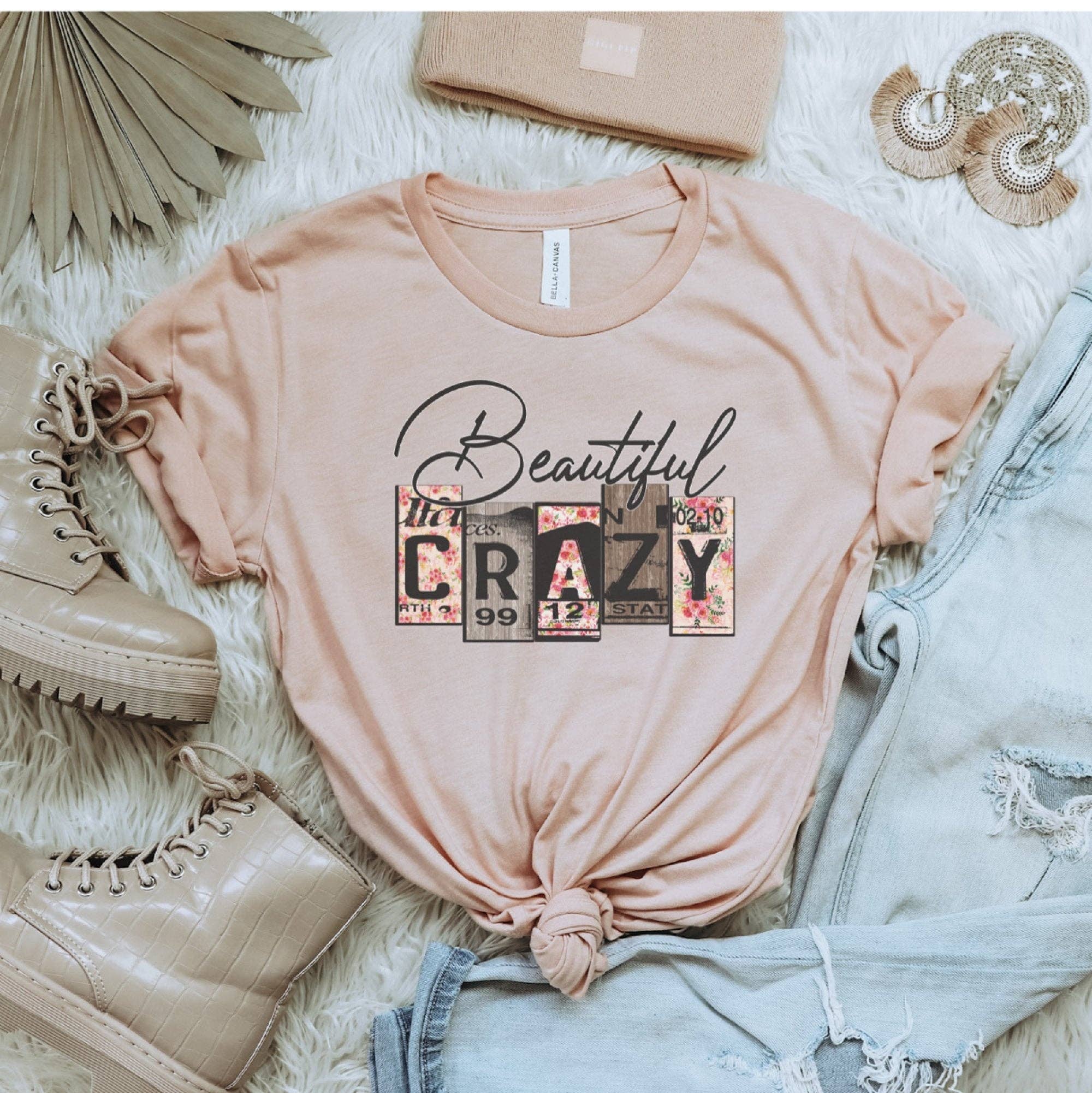 Trendznmore - Modern Graphic Apparel - Beautiful Crazy Country Western T-Shirt