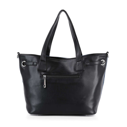 Handbag Express - Buckle Accented Sparkling Tote Handbag