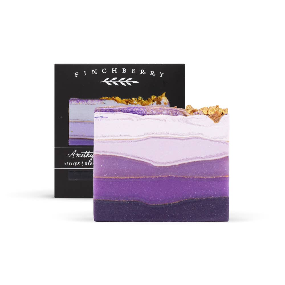 FinchBerry - Amethyst Rejuvenating Vegan Boxed Soap