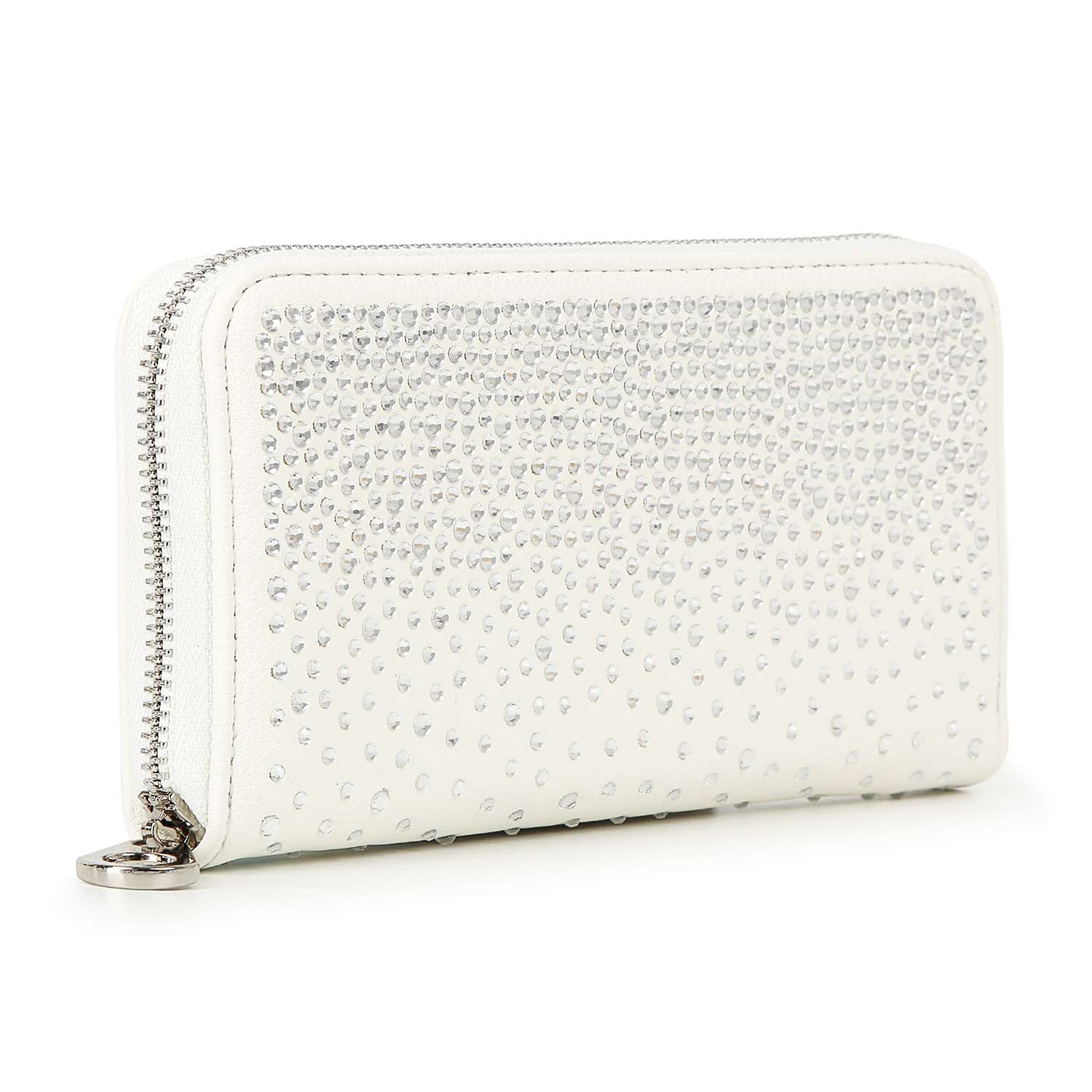 Handbag Express - Glamorous Rhinestone Design Accordion Wallet