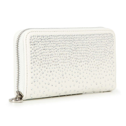 Handbag Express - Glamorous Rhinestone Design Accordion Wallet