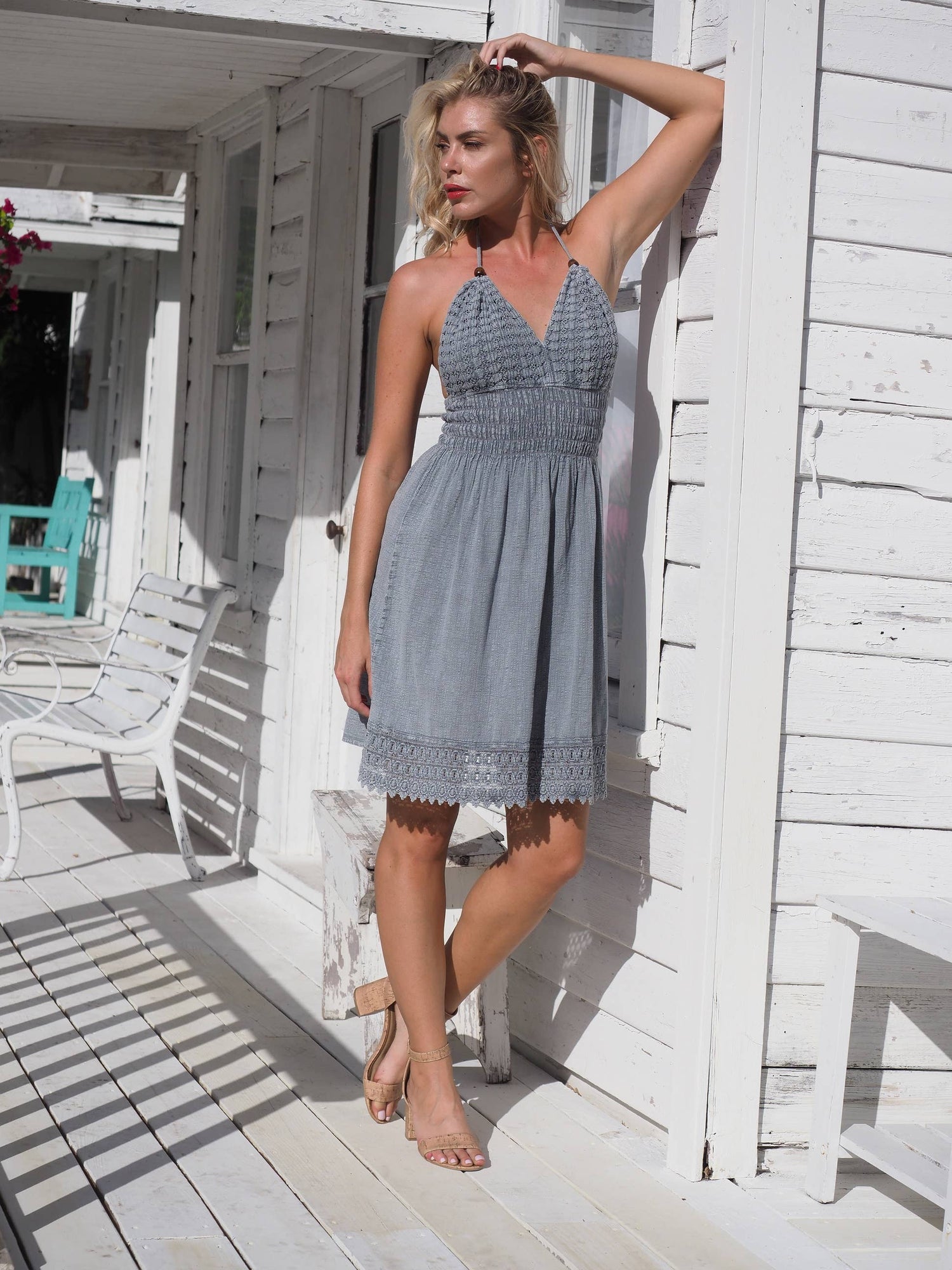 Martinique Fossil Gray Dress