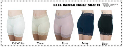 FashionMeme LLC - Cotton Slip Shorts for Thigh Chafe