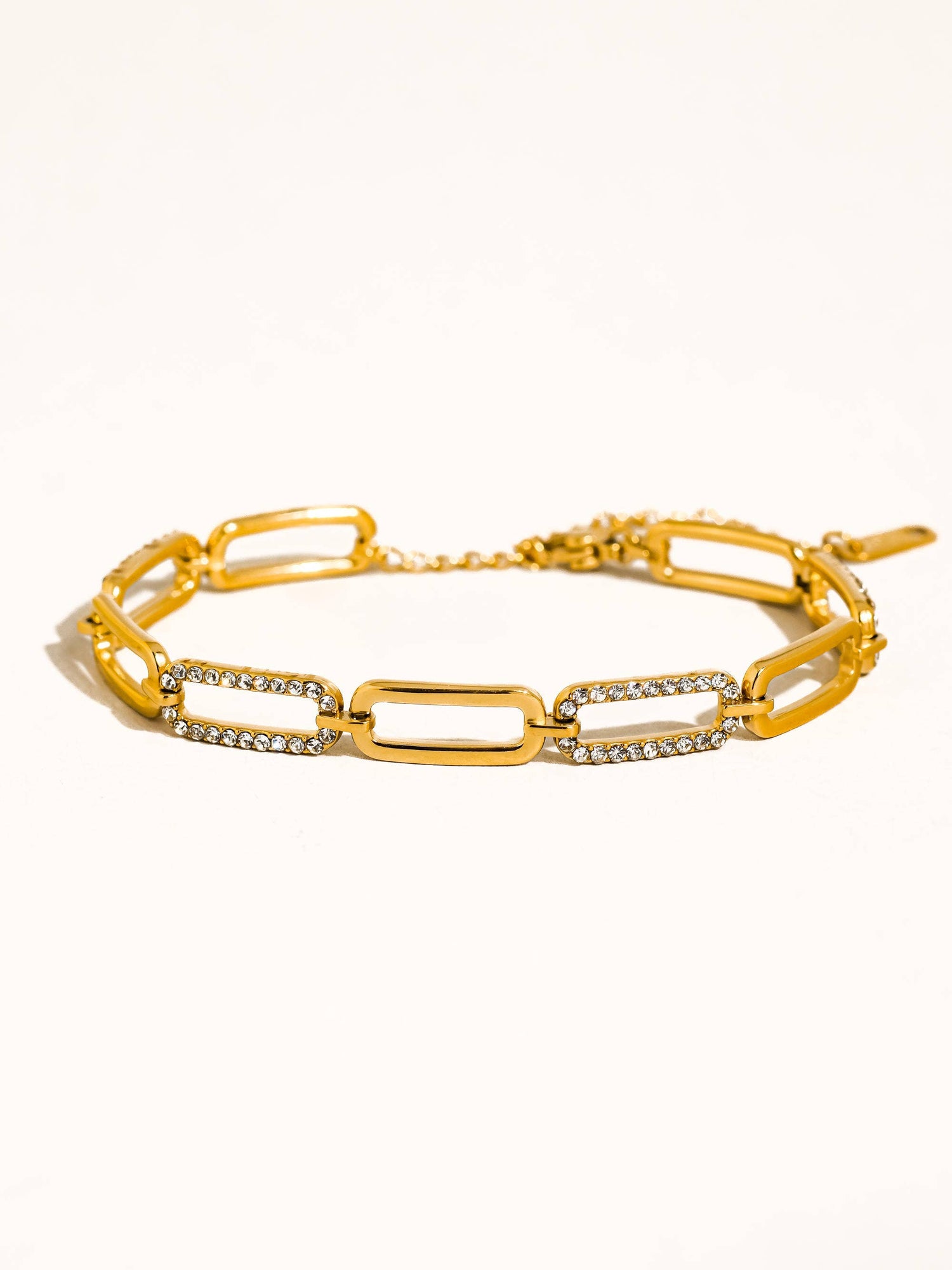 Flânerie by MAIQ - Évasion 18K Gold Non-Tarnish Glam Rhinestone Chain Bracelet