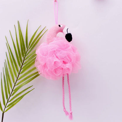 NINEXIS -CUTE FLAMINGO LOOFAH