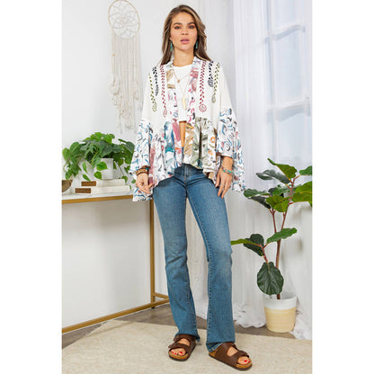  Denim &amp; Dreams: The Patchwork Kimono Shrug