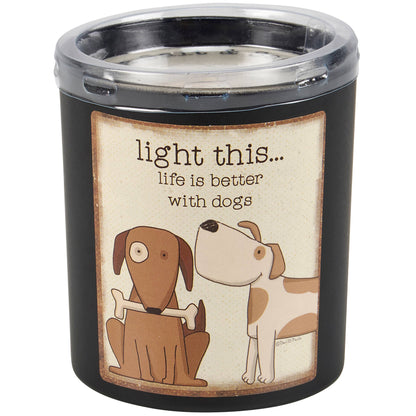 Primitives by Kathy - Better With Dogs Candle