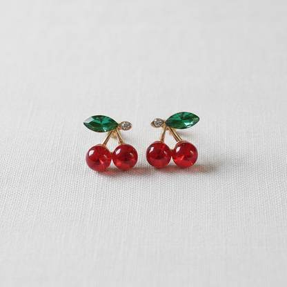 camilla dovey - Cherry Drop Stud Earrings