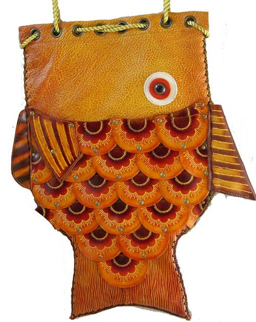 Sunflower Handmade leather inc - Fish Handbag
