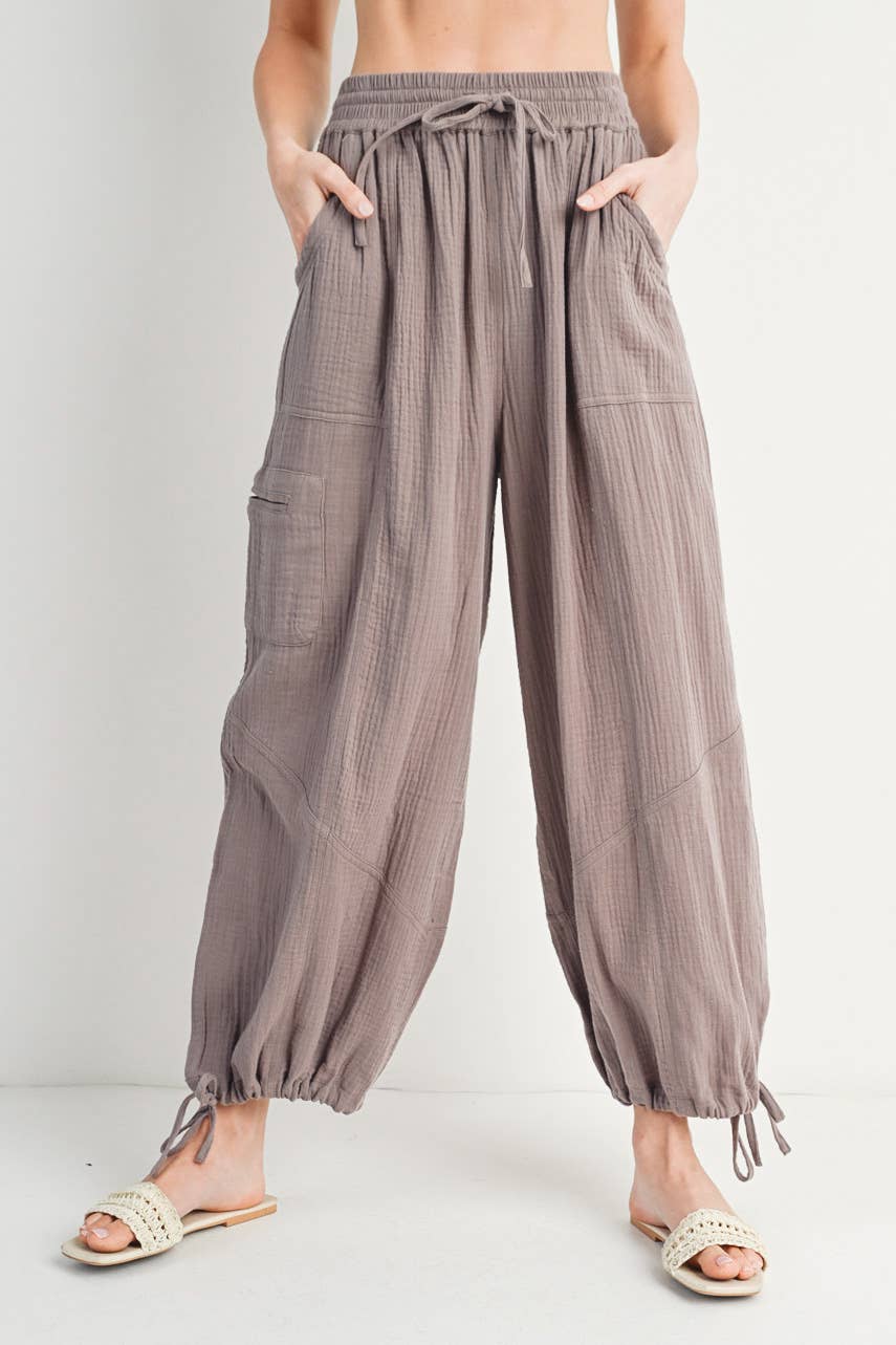 Bluivy - JOGGER HAREM DRAWSTRING PANTS