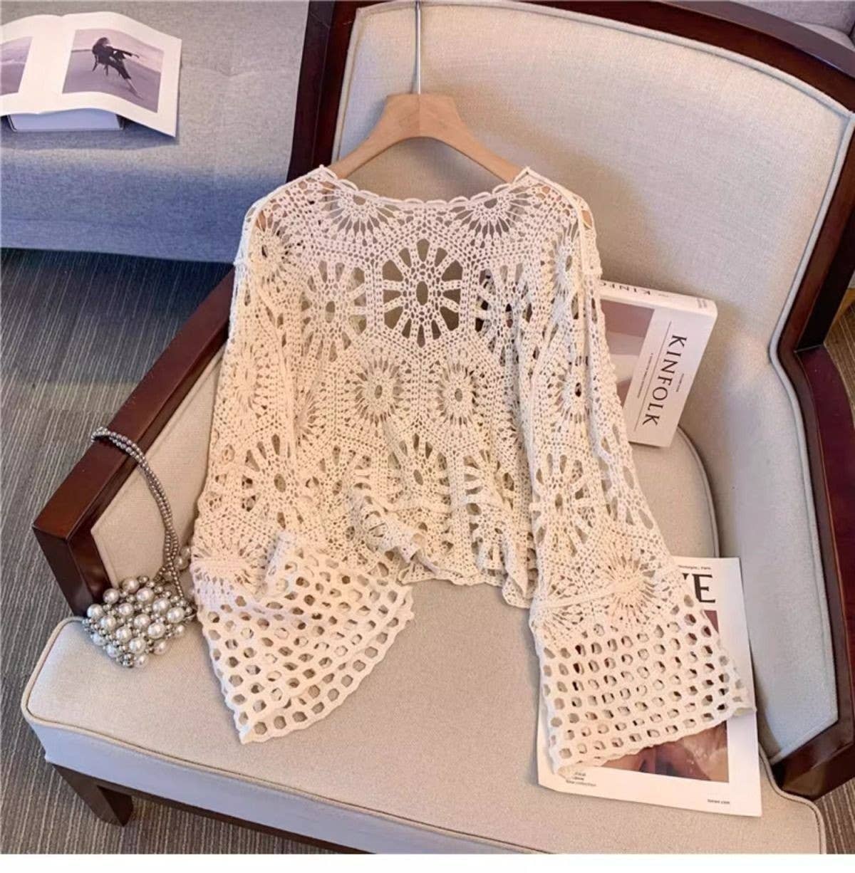 Hope &amp; Sunshine - Bohemian Crochet Knit Cover-Up