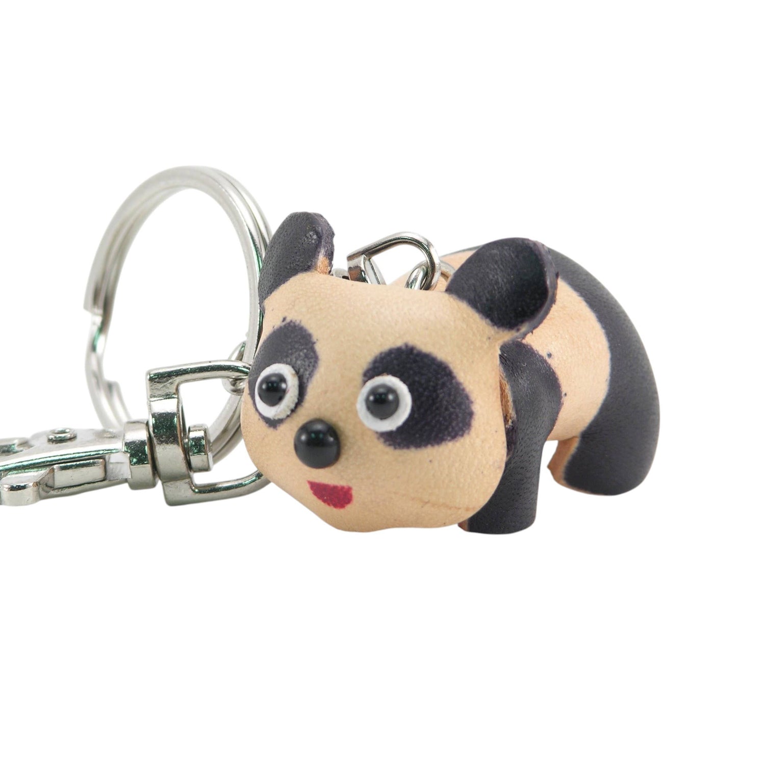 Sunflower Handmade leather inc - Handmade Leather Panda Key Chain