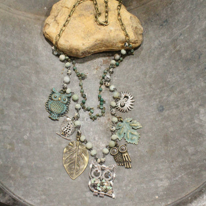 The Primitive Peddler, Inc. - Branch Sitters Layered Necklace