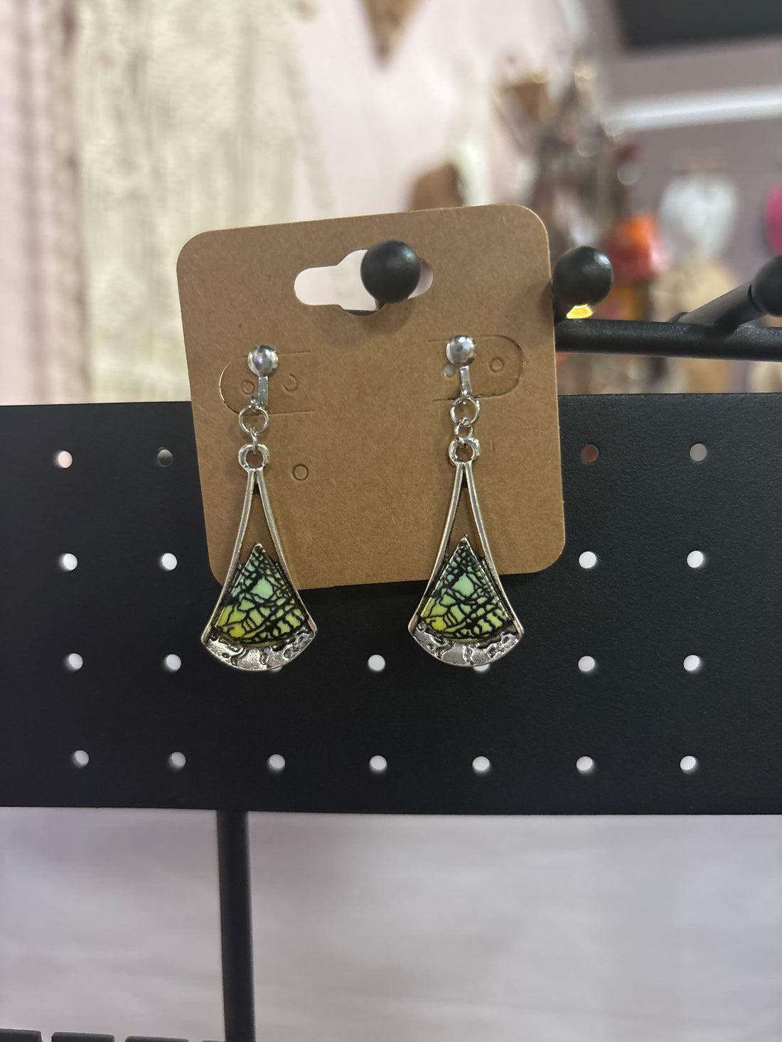 OhHeyBec--Clip on dangle earrings
