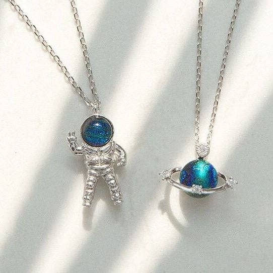 Perimade &amp; Co. LLC - Spaceman Necklace in Solid Copper