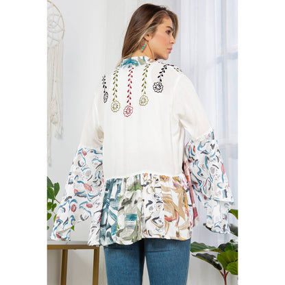  Denim &amp; Dreams: The Patchwork Kimono Shrug