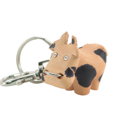 Sunflower Handmade leather inc - Handmade genuine Leather Cow KeyChain kc413
