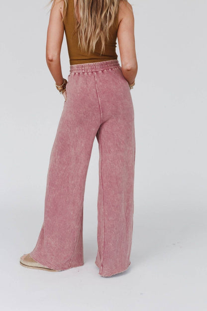 Three Bird Nest - Relaxing Robin Wide Leg Pant - New Mauve