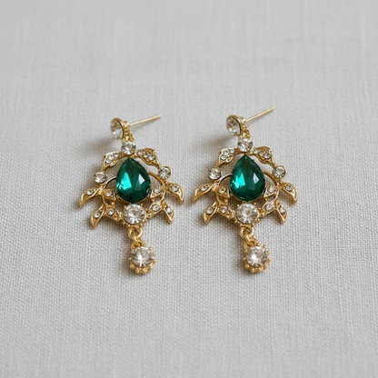 camilla dovey - Leaf Drop Pendant Earrings