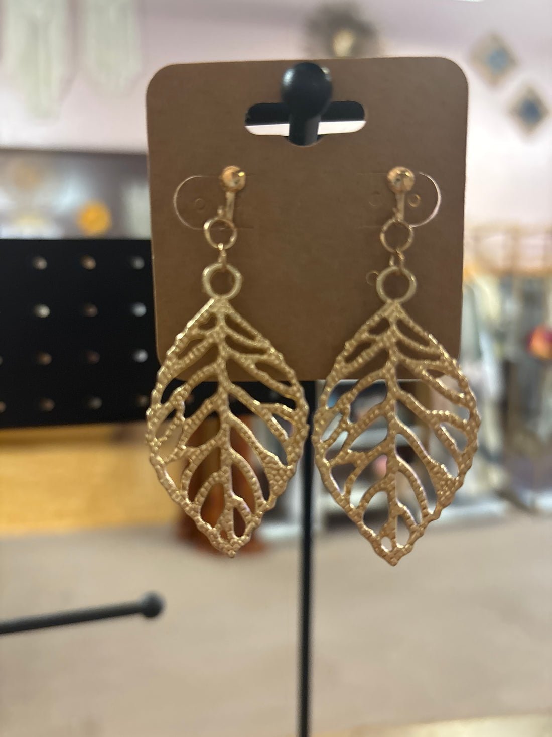 OhHeyBec--Clip on dangle earrings