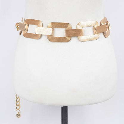 3AM BY H&amp;D ACCESSORIES - Multi Square Metal Chain Belt