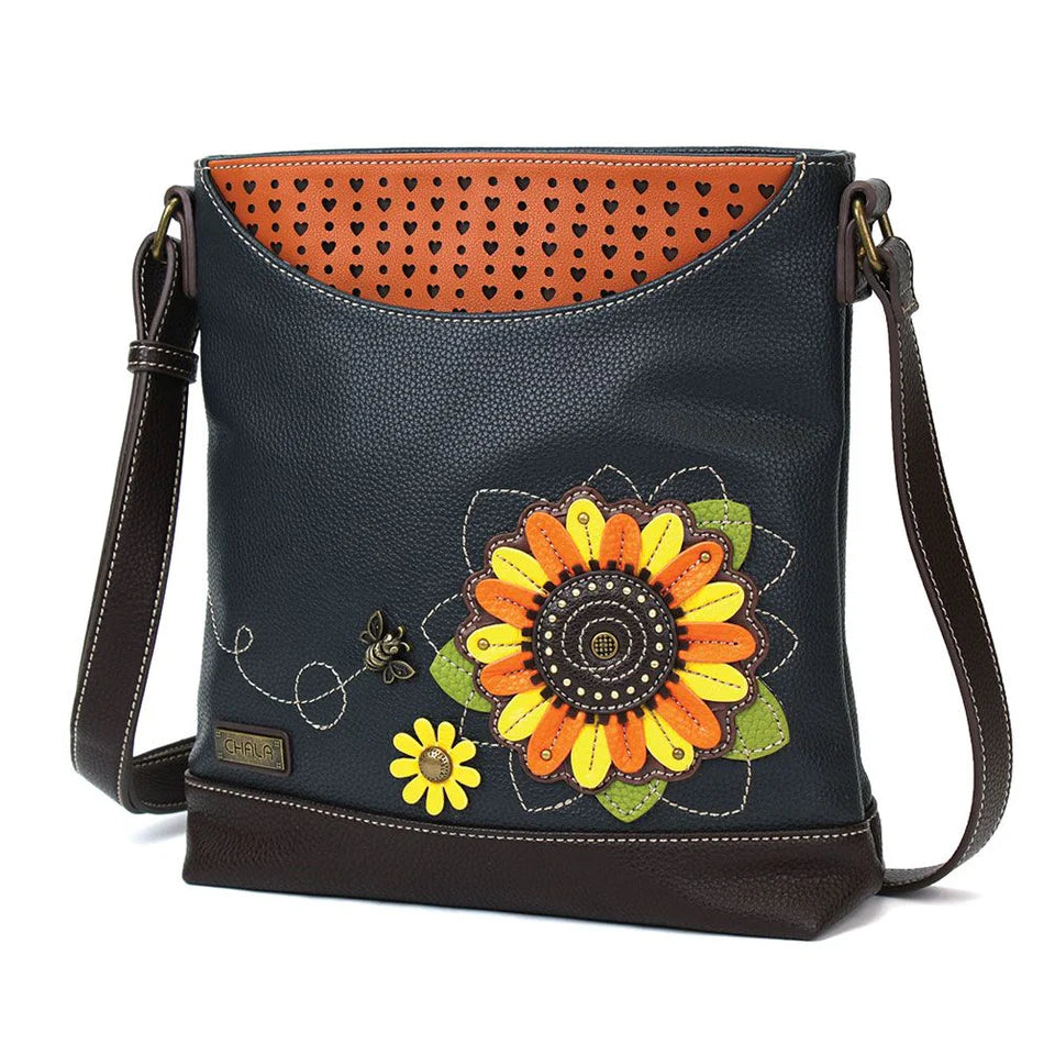 Chala- Sweet Messenger Sunflower Handbag
