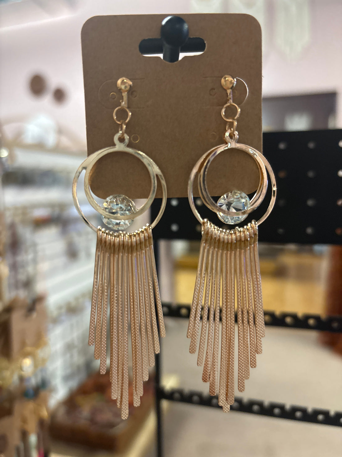 OhHeyBec--Clip on dangle earrings