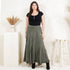 Young Threads - Boho Flair: Asymmetrical Mid-Length Skirt