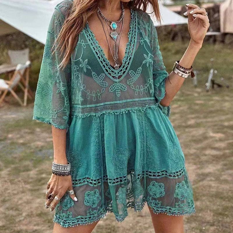 Funkyrel® Limited - Sexy Loose Beach Cover-Up Dress