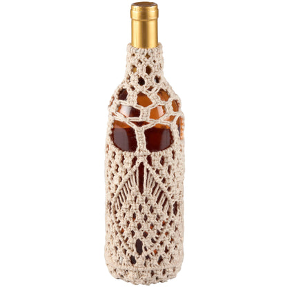 MACRAME WINE BOTTLE COVER