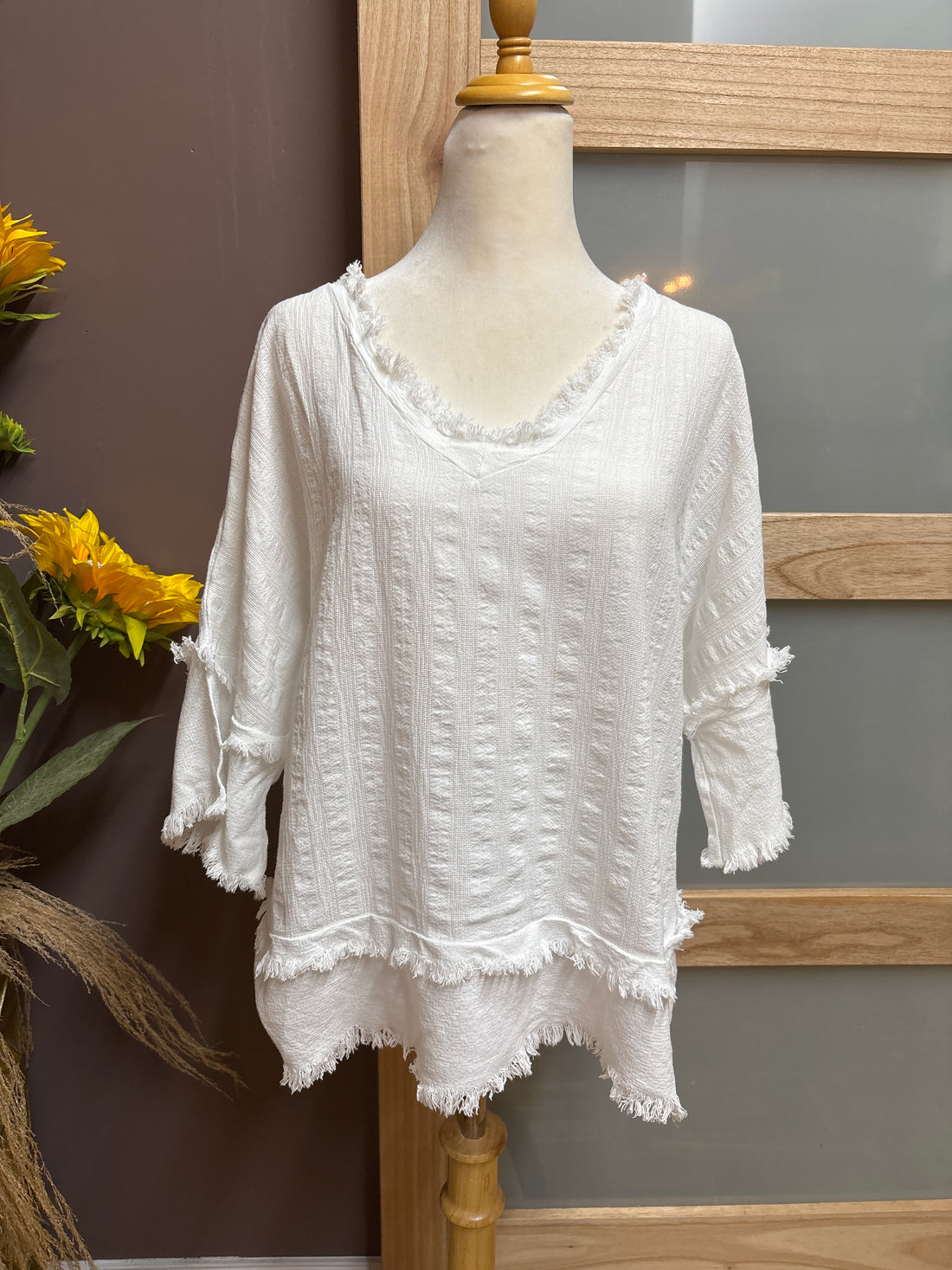 Look Mode- Cotton Tunic Top