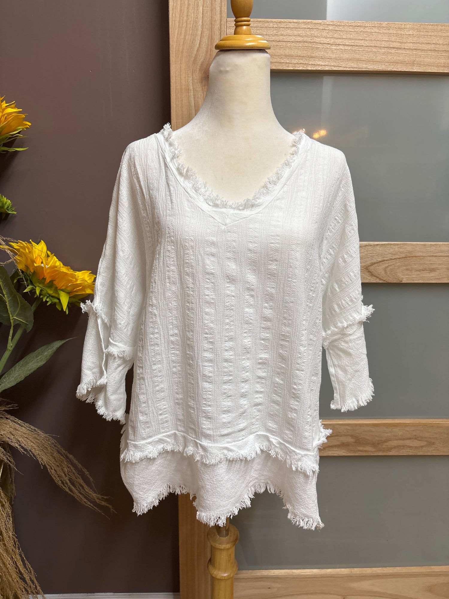 Look Mode- Cotton Tunic Top