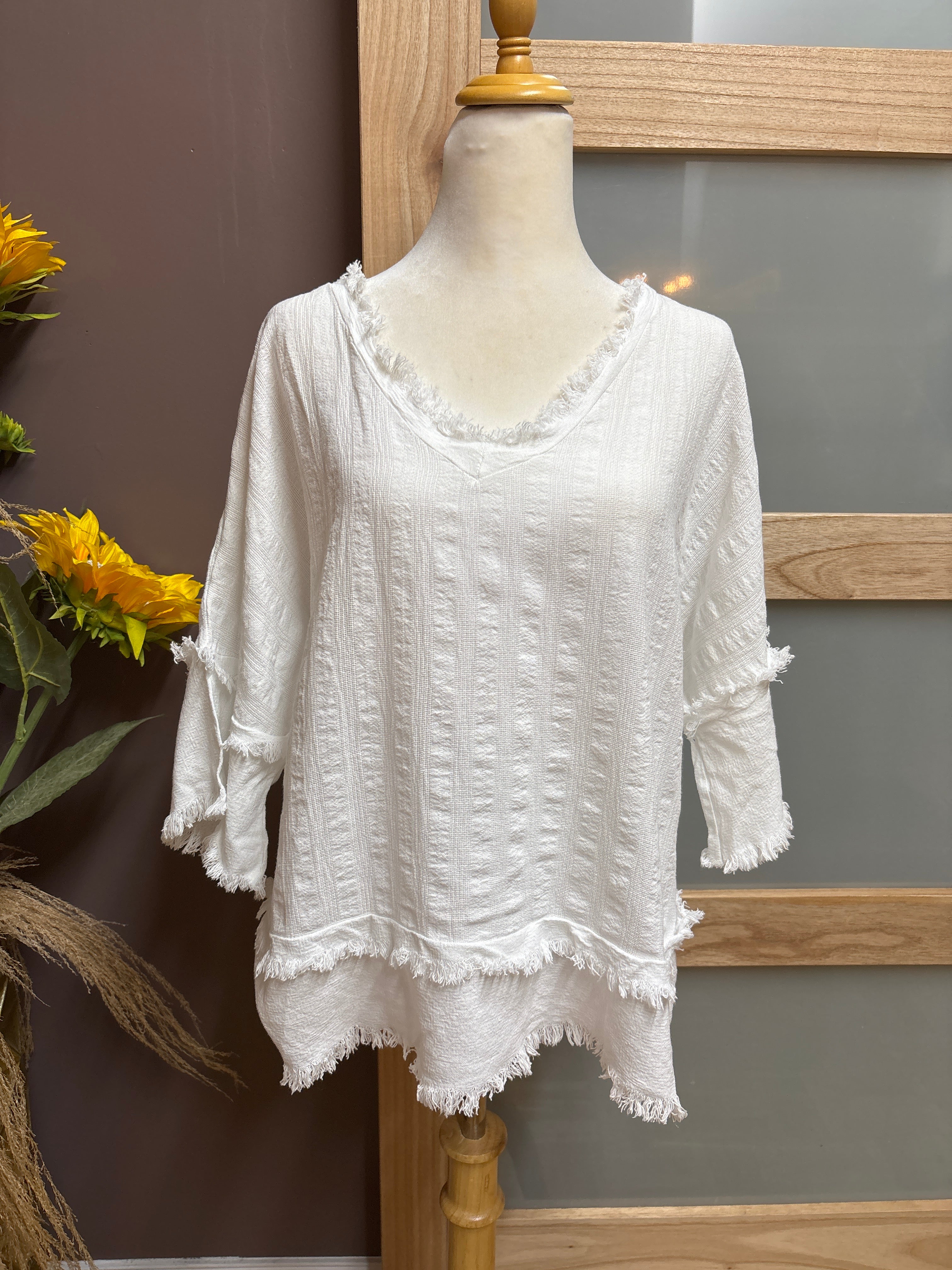 Look Mode- Cotton Tunic Top