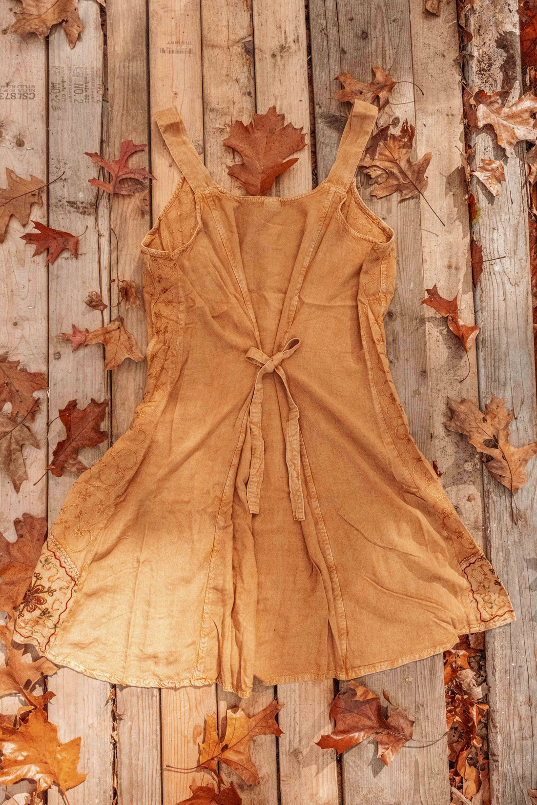 Gardenbelle Shop - Bohemian Cottage Core Embroidered Mini Patchwork Dress
