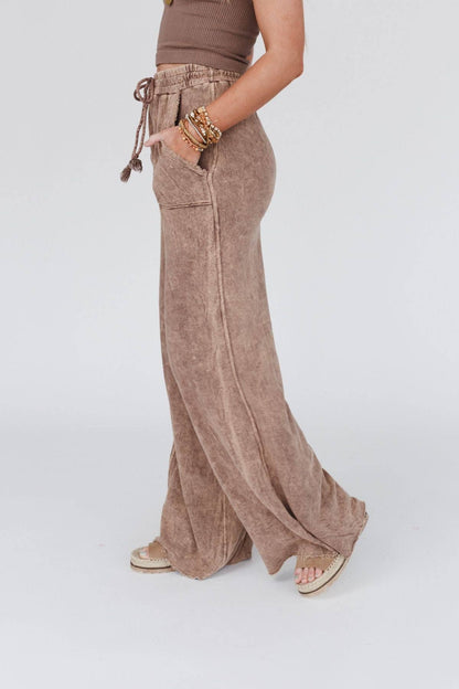 Three Bird Nest - Relaxing Robin Wide Leg Pant - New Mauve