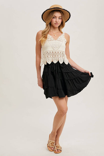 Bluivy - CROCHET LACE TANK