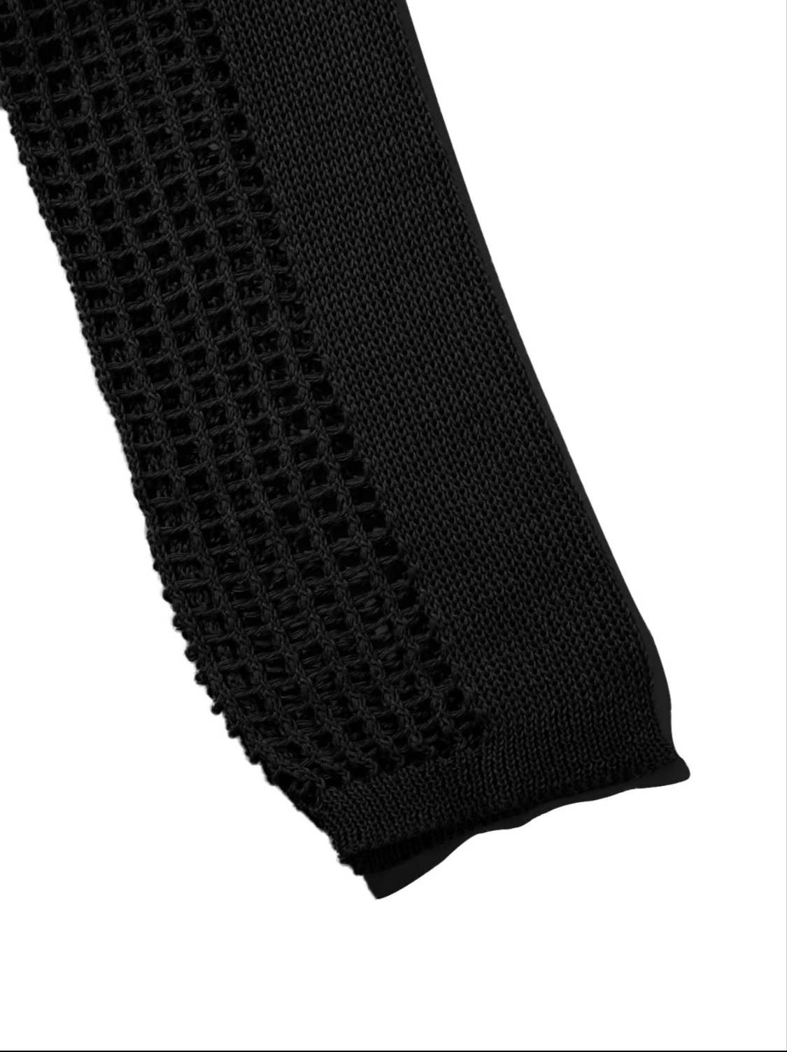 Serenity Collective - Hollow Out Knit Drop Sleeve Sweater